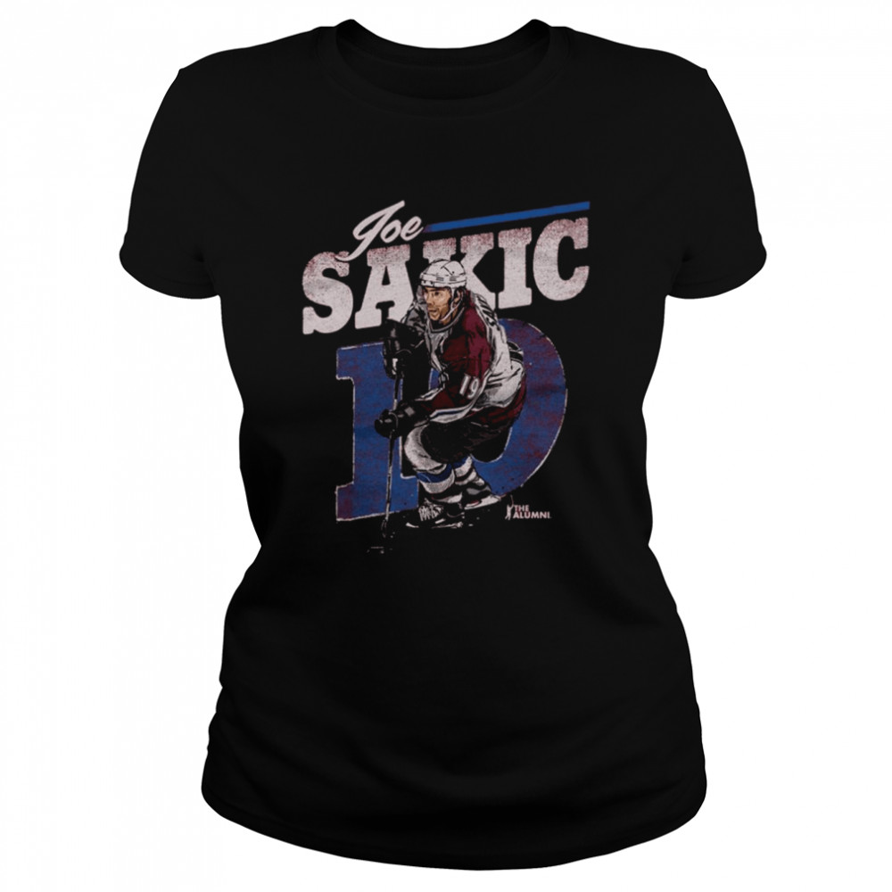 Joe Sakic 19 Colorado Avalanche  Classic Women's T-shirt