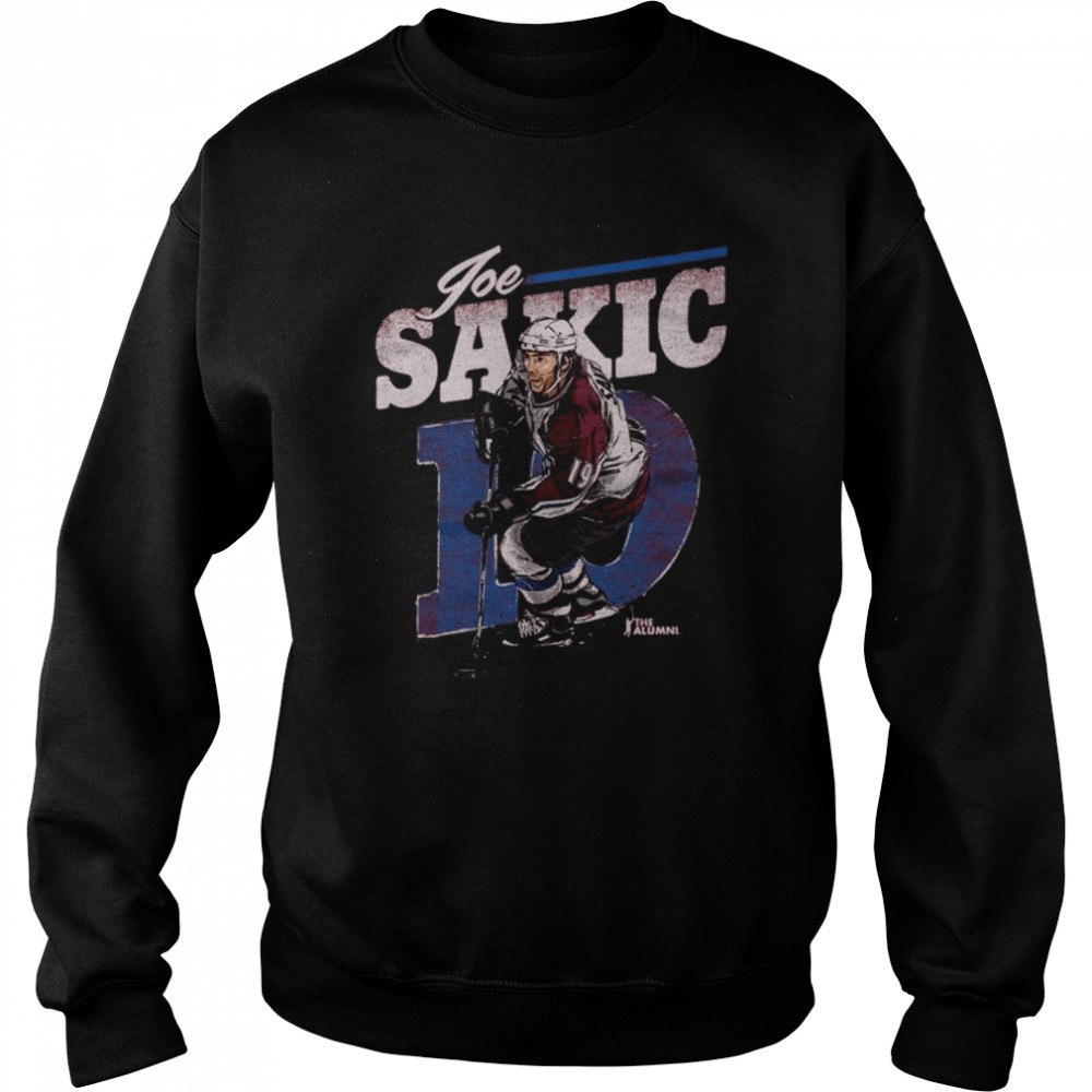 Joe Sakic 19 Colorado Avalanche  Unisex Sweatshirt