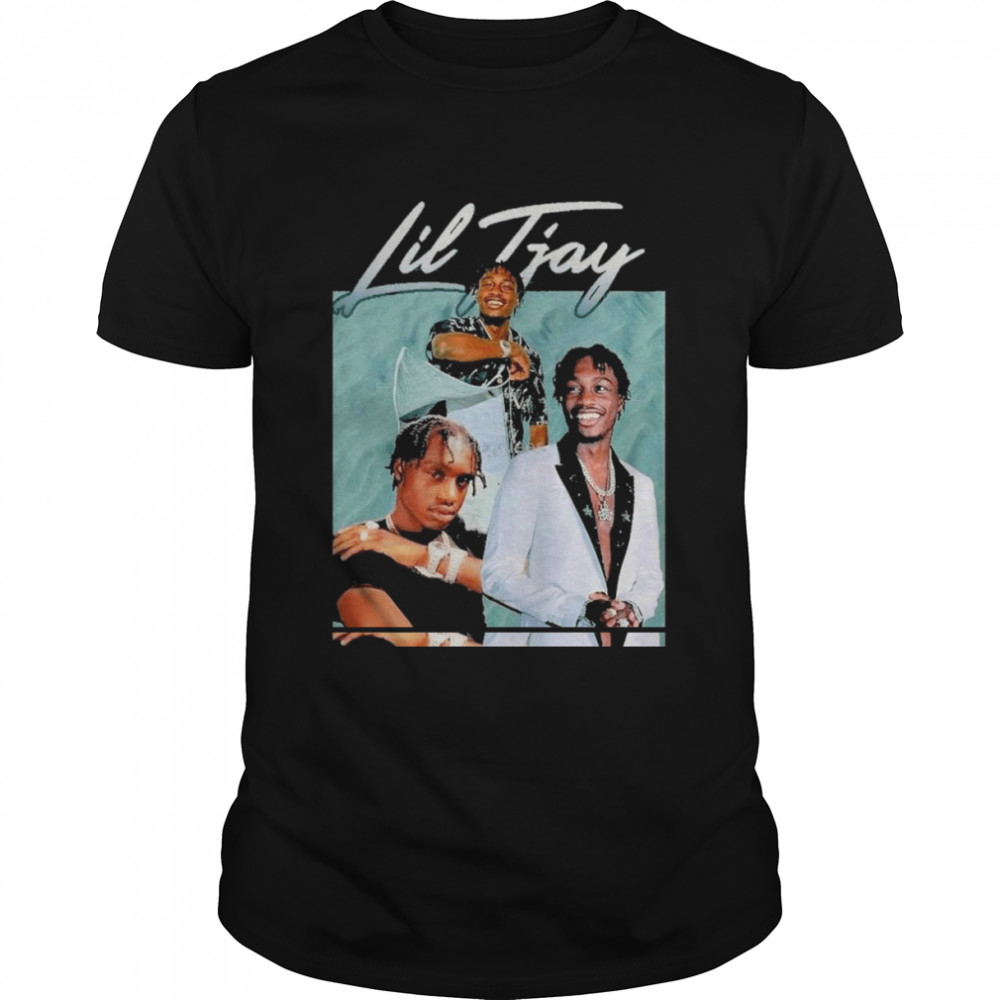 Lil Tjay 90s Vintage X Bootleg Style Rap  Classic Men's T-shirt