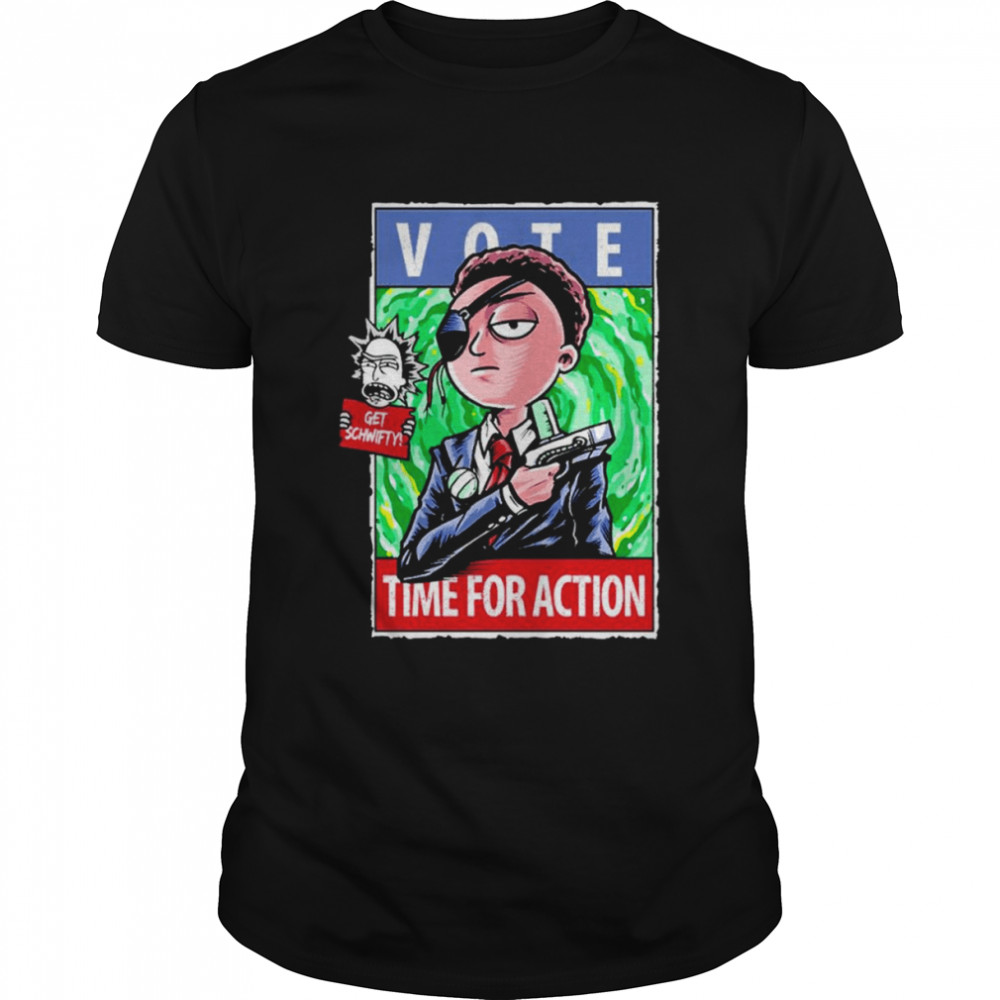 Morty para Presidente Cartoons shirt Classic Men's T-shirt