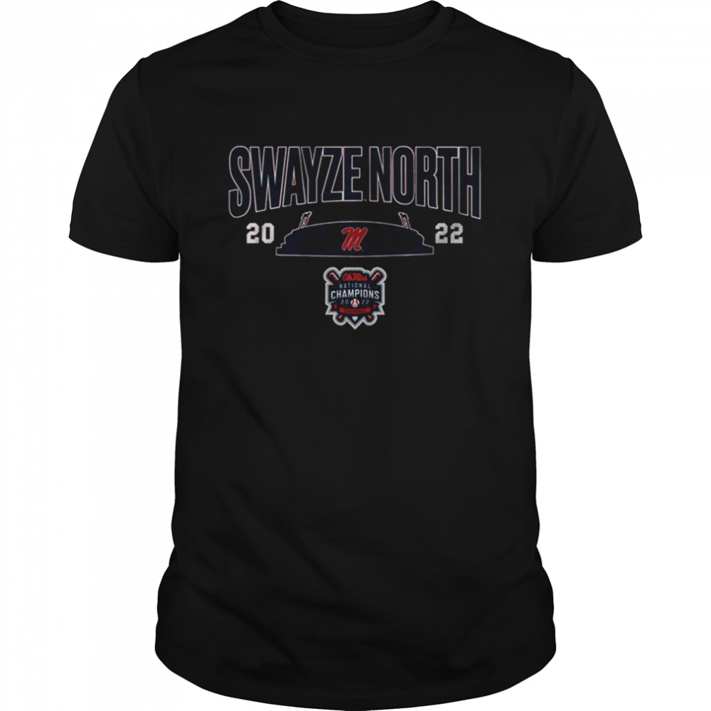 Ole Miss Baseball 2022 Swayze North Championship  Classic Men's T-shirt