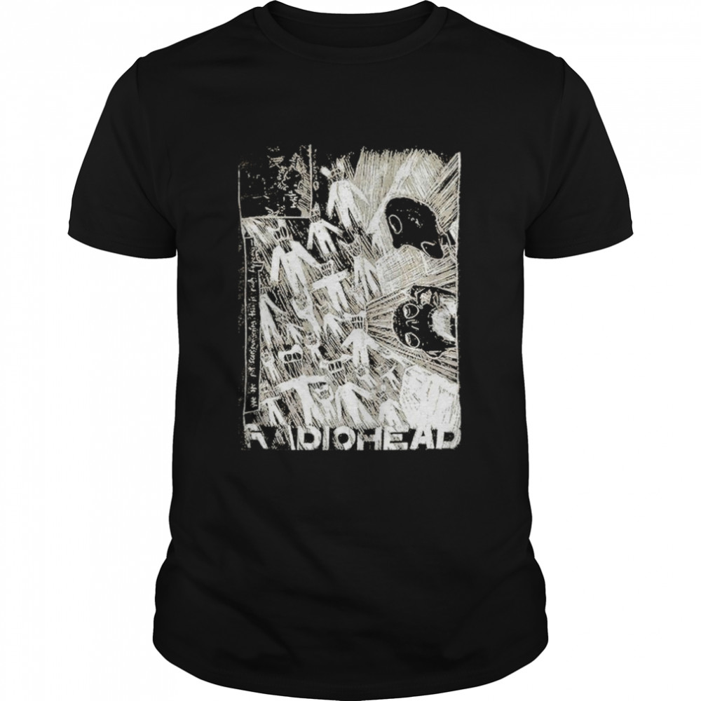 Radiohead Scribble On Ivory shirt Classic Men's T-shirt