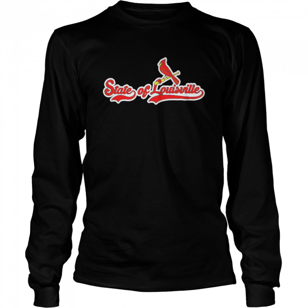 State Of Louisville Cardinals shirt Long Sleeved T-shirt