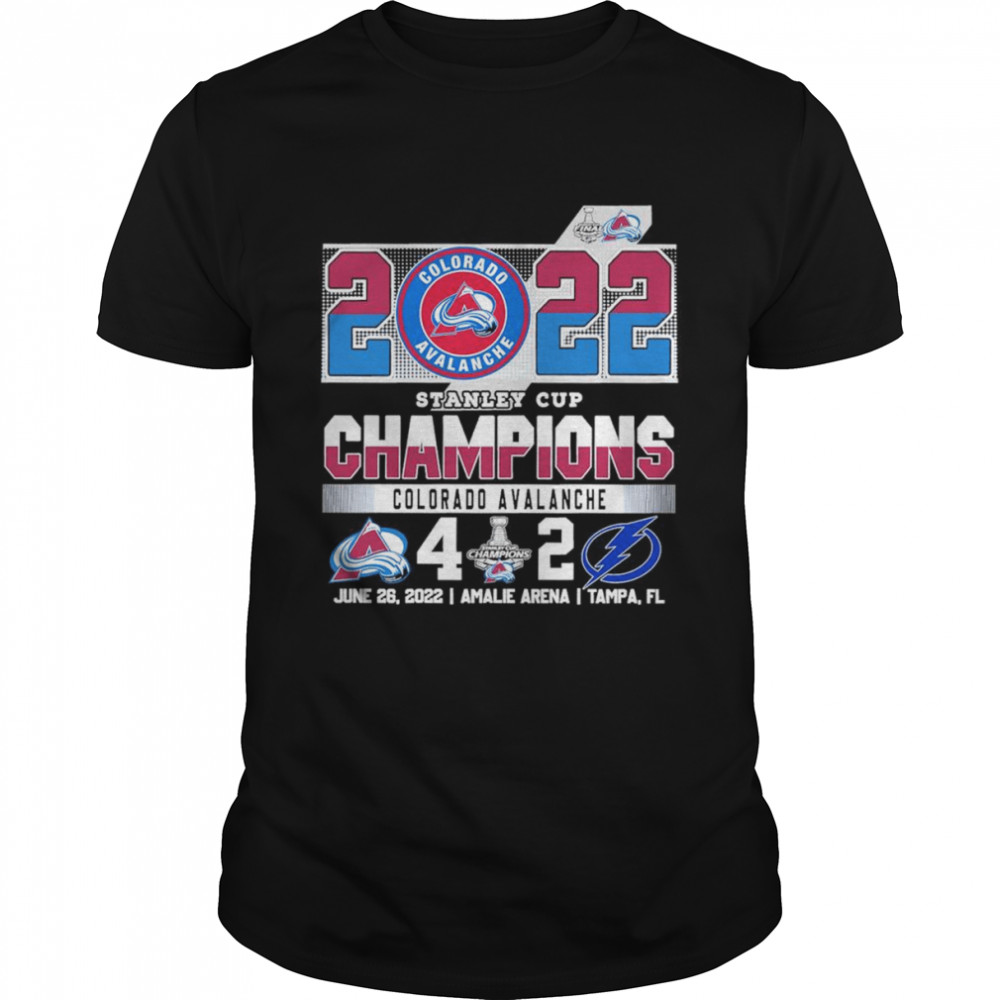 The Colorado Avalanche 2022 Stanley Cup Champions Avalanche 4-2 Lightning  Classic Men's T-shirt