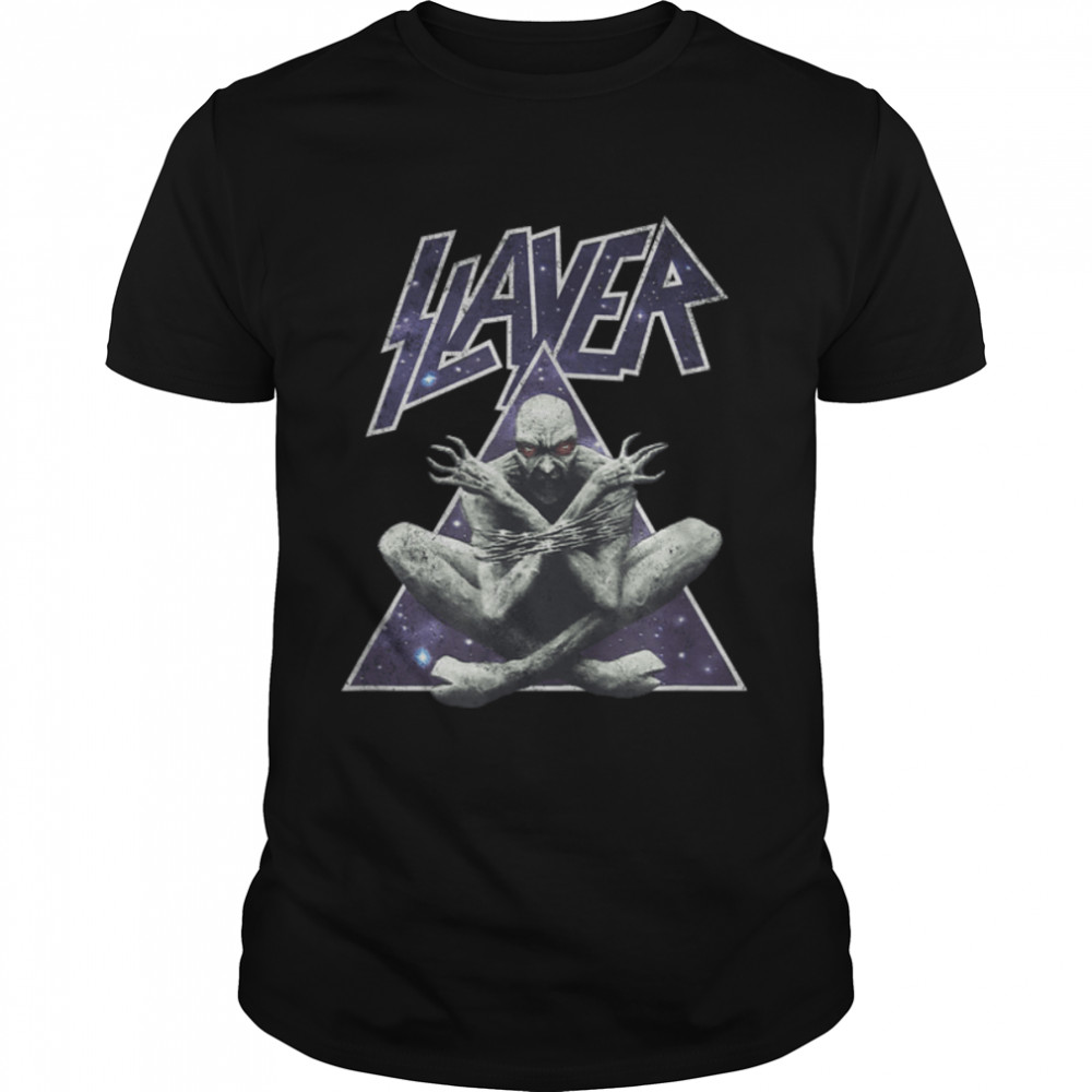 Slayer s– Demon Triangle T-Shirt B09LF87Y5Ns