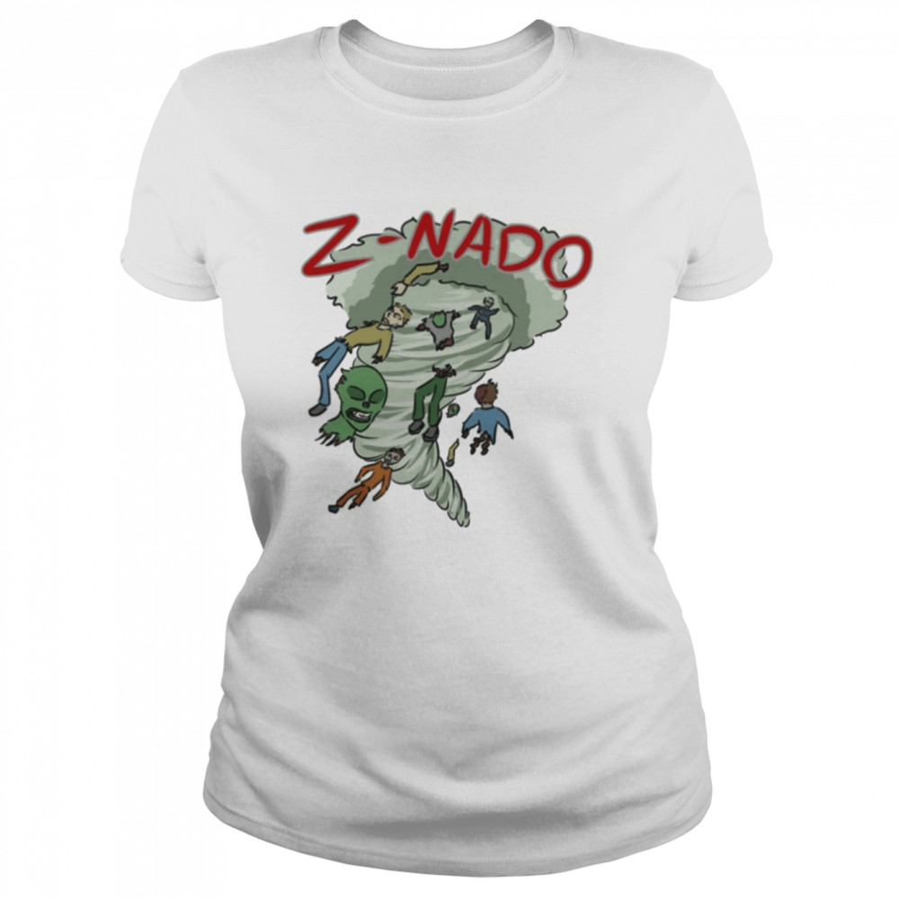 Zombie Tornado Znado Z Nation 10k shirt Classic Women's T-shirt
