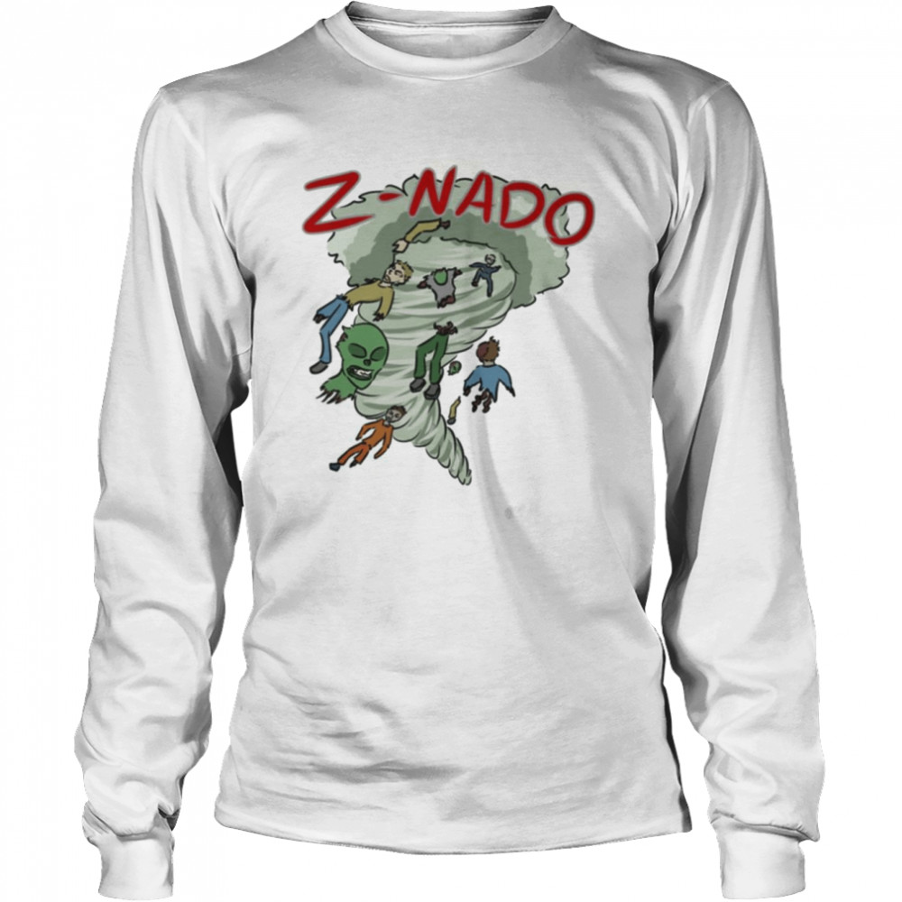 Zombie Tornado Znado Z Nation 10k shirt Long Sleeved T-shirt